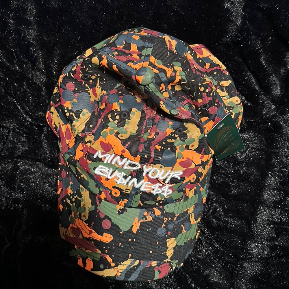 Paint splatter hat mind your business